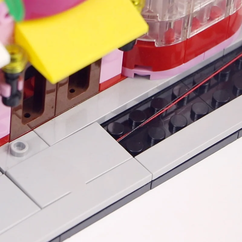 10 шт. 0 38 мм провод DIY LED 2pin 1X1 строительный блок лампа 1X4 MOC аксессуары кирпичный USB