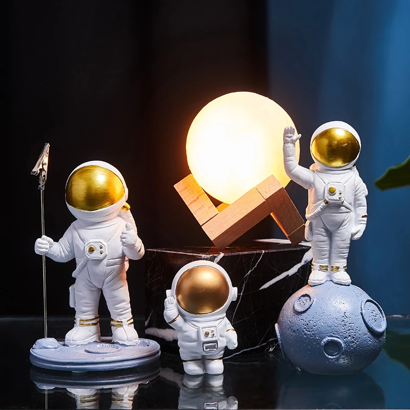 

1 шт. милые украшения для мини-астронавта маленькое украшение для комнаты мальчика креативная декорация для дома астронавт