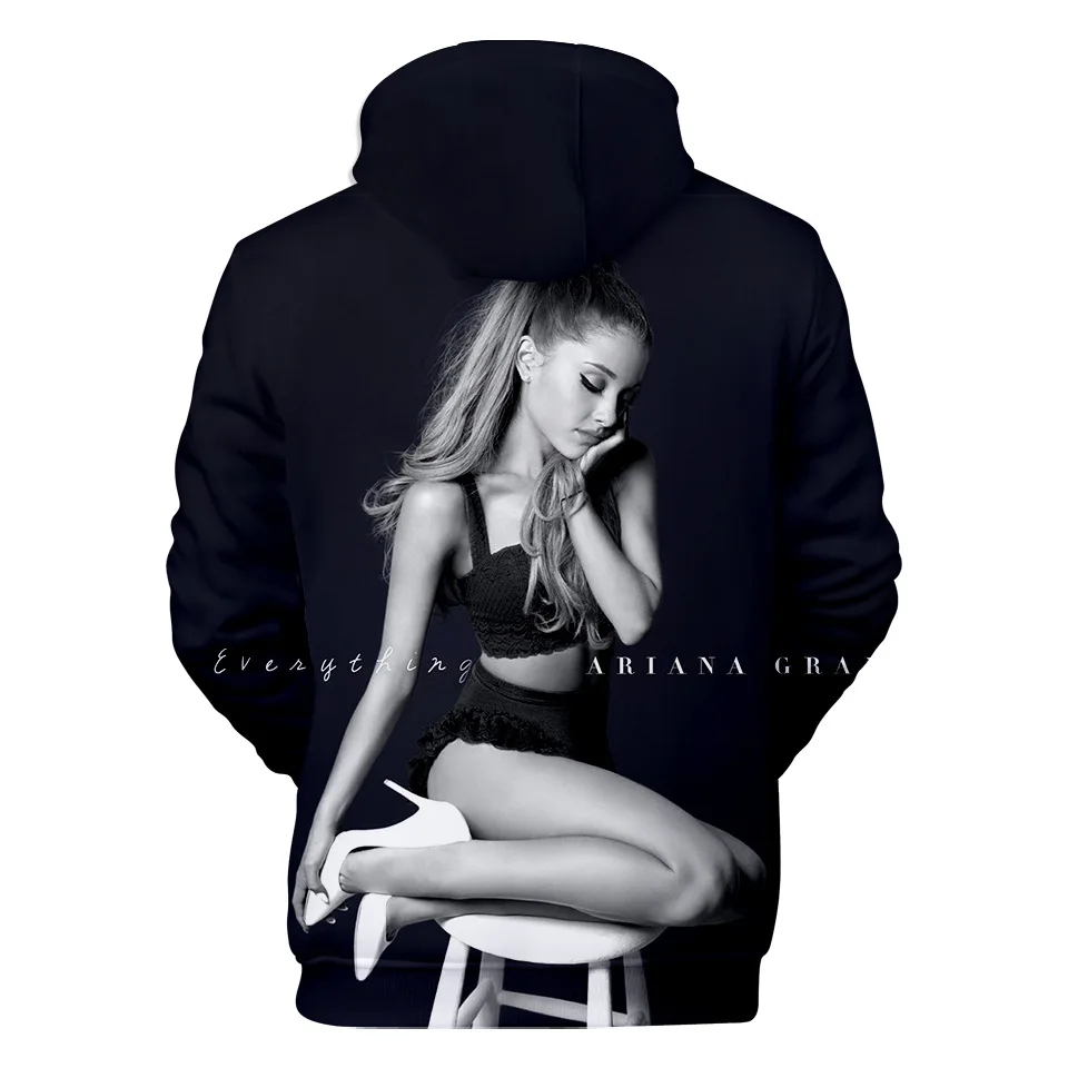 Милые Удобные толстовки Ariana Grande 3D для женщин/мужчин СПАСИБО следующая певица Ариана Гранде 3D Harajuku девушка толстовки
