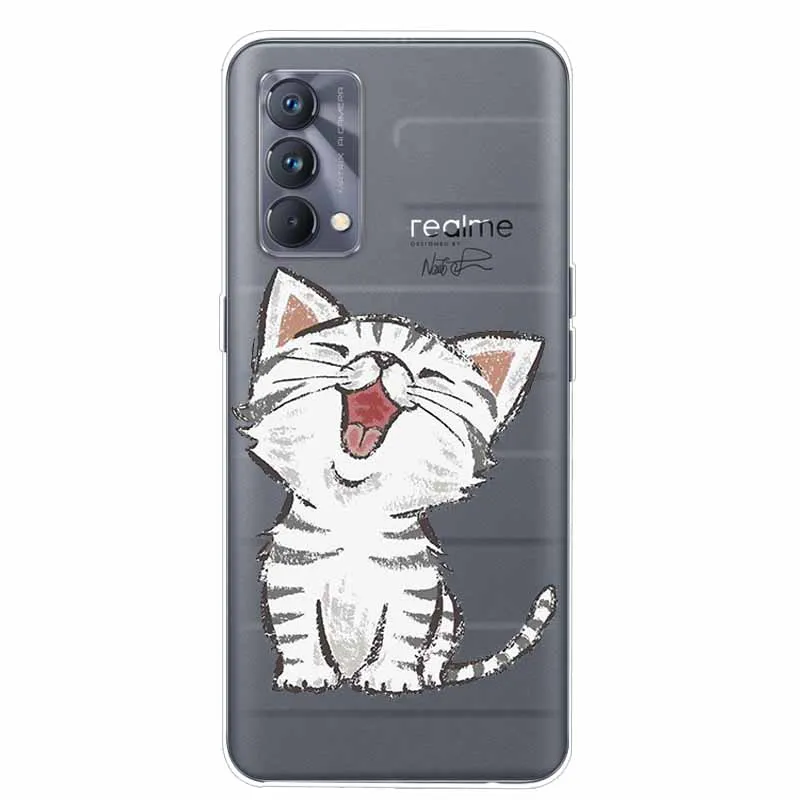 for realme gt master edition case tpu silicone soft cartoon clear case for realme gt explorer master phone cover transparent free global shipping