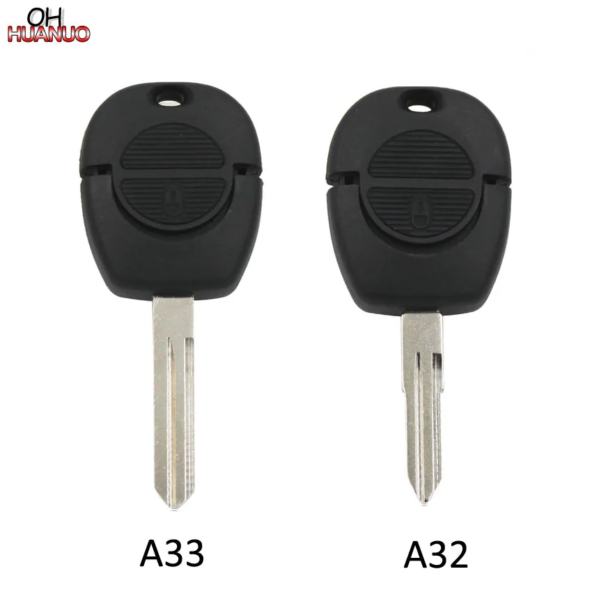 2 кнопки дистанционного ключа FOB чехол запасной корпус для NISSAN MICRA ALMERA PRIMERA XTRAIL A32 A33