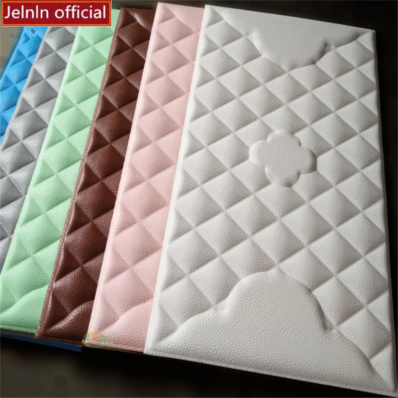 Настенные 3d стикеры из пены водонепроницаемые мягкие самоклеящиеся обои для