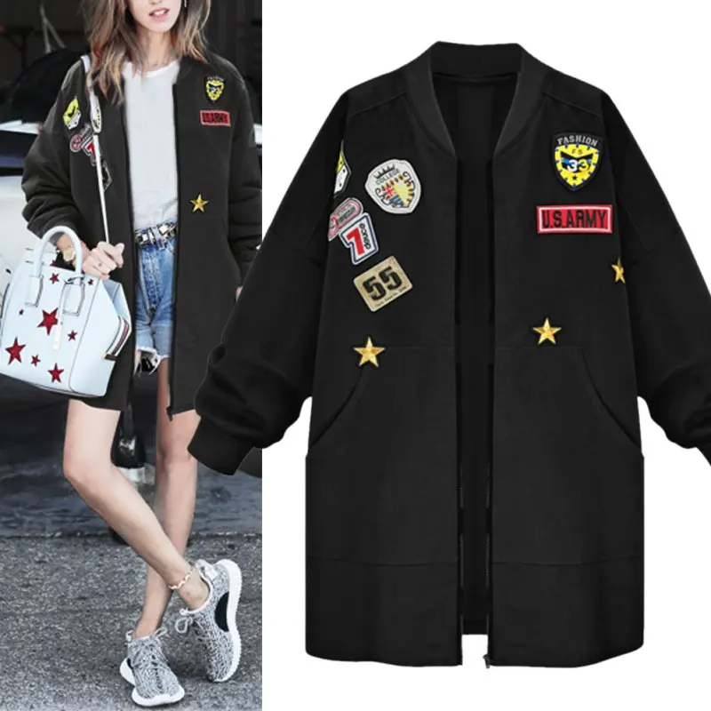 Весенне-осеннее пальто Женская куртка тонкая женская с длинными рукавами