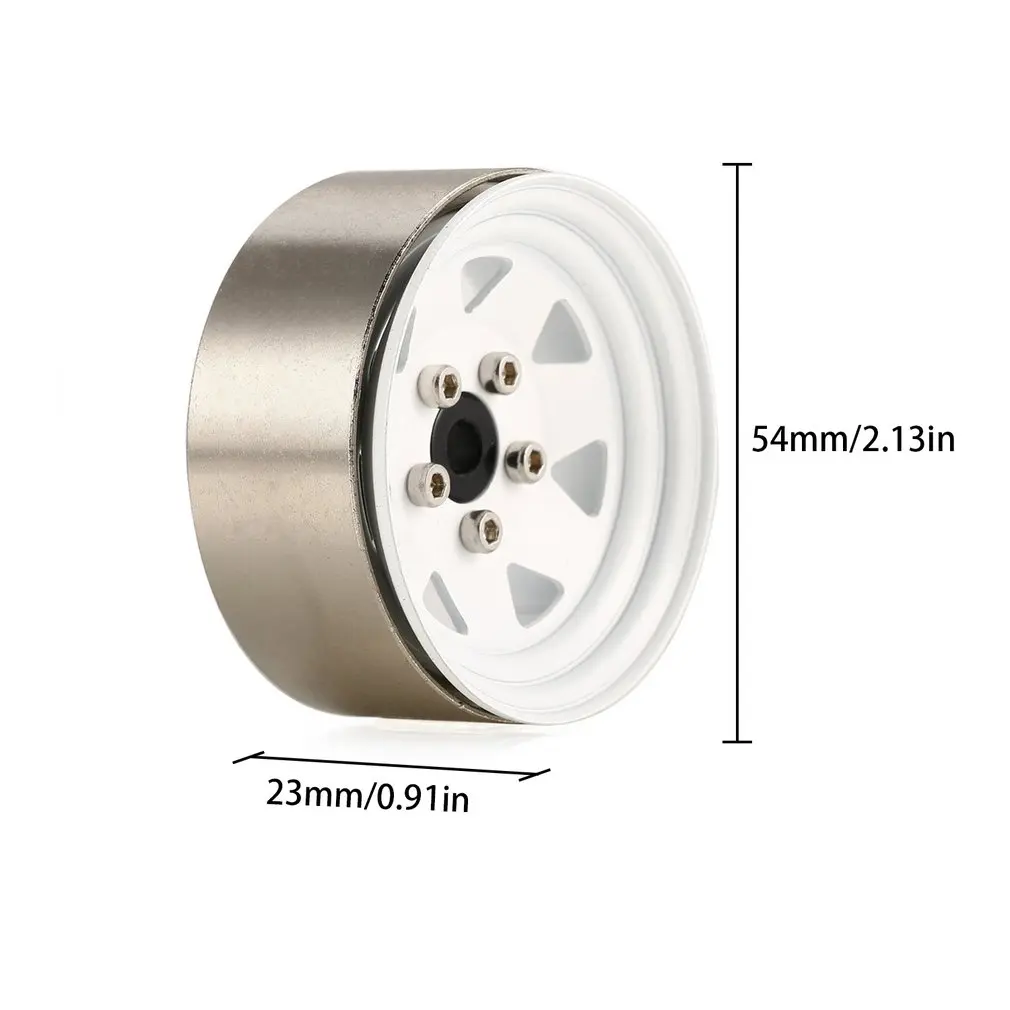 

4PCS RC Crawler 1:10 Metal Wheel Rim BEADLOCK For 1/10 Traxxas Hsp Redcat Rc4wd Tamiya Axial Scx10 D90 RC Car