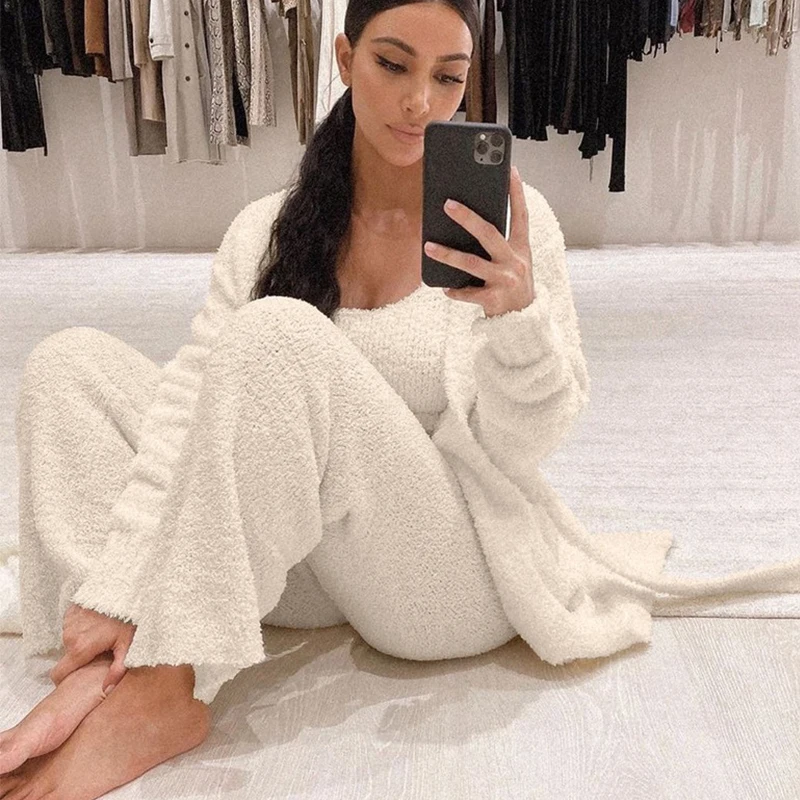 2020 халаты женский длинный халат Фланелевое зимнее теплое кимоно банный одежда