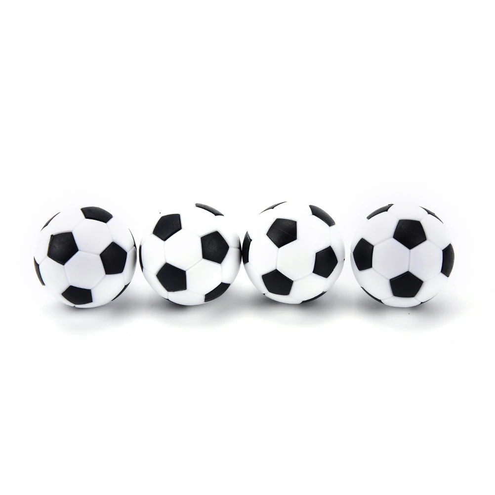 

New 4 Pcs 32mm Football Fussball Soccerball Sport Gifts Round Indoor Games Foosball Table Football Plastic Soccer Ball