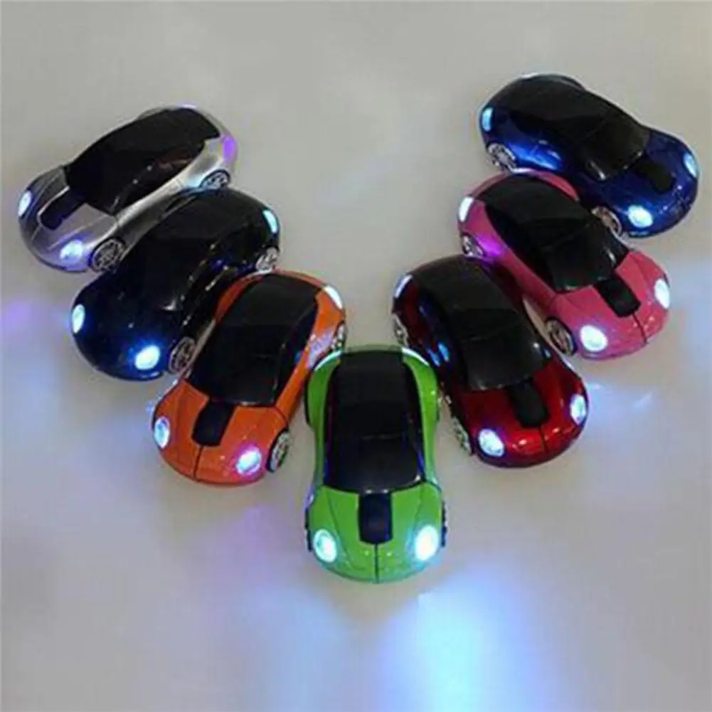Новый дизайн 2 4G 1600 точек/дюйм мышь USB-приемник беспроводная светодиодная