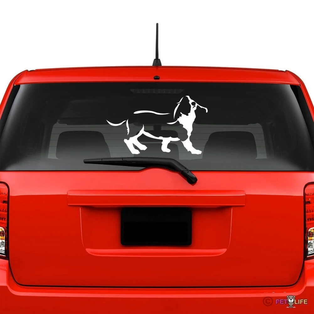 Наклейка на лобовое стекло bассет виниловые наклейки окно автомобиля | Игрушки и