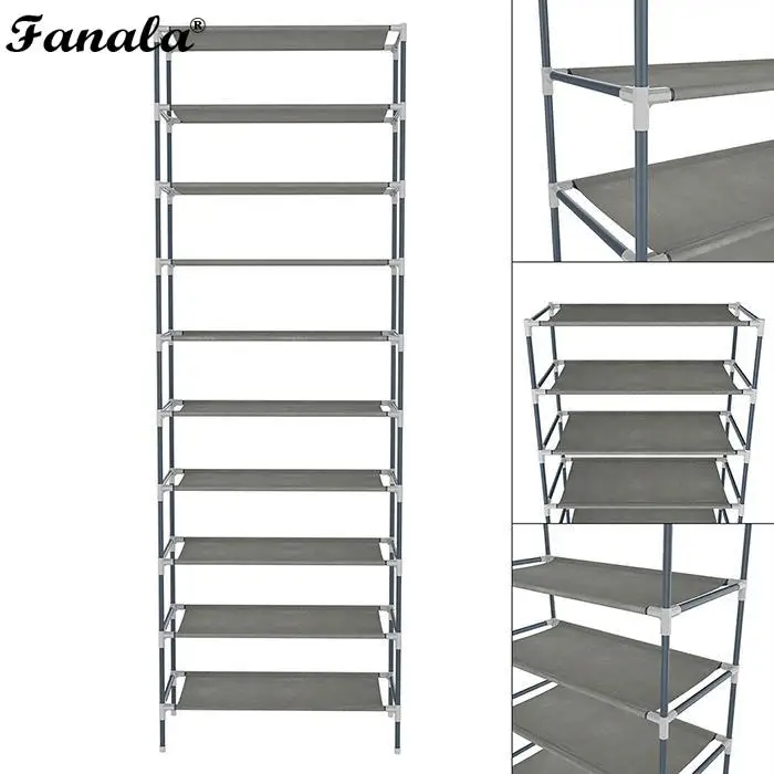 Многофункциональные 10 ярусные стеллажи для обуви Полка Шкаф большие