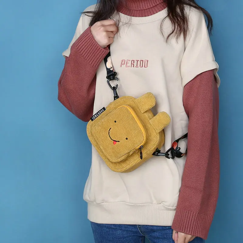 Оригинальный дизайн милая сумка-мессенджер с кроликом Женская осенне-зимняя