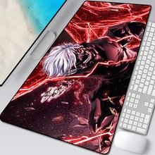 XXL Anime Tokyo Ghoul HD Print Computer Gamer Locking Edge Mouse pad Keyboard PC desk Mice Mats Office Non-slip Rubber Pad