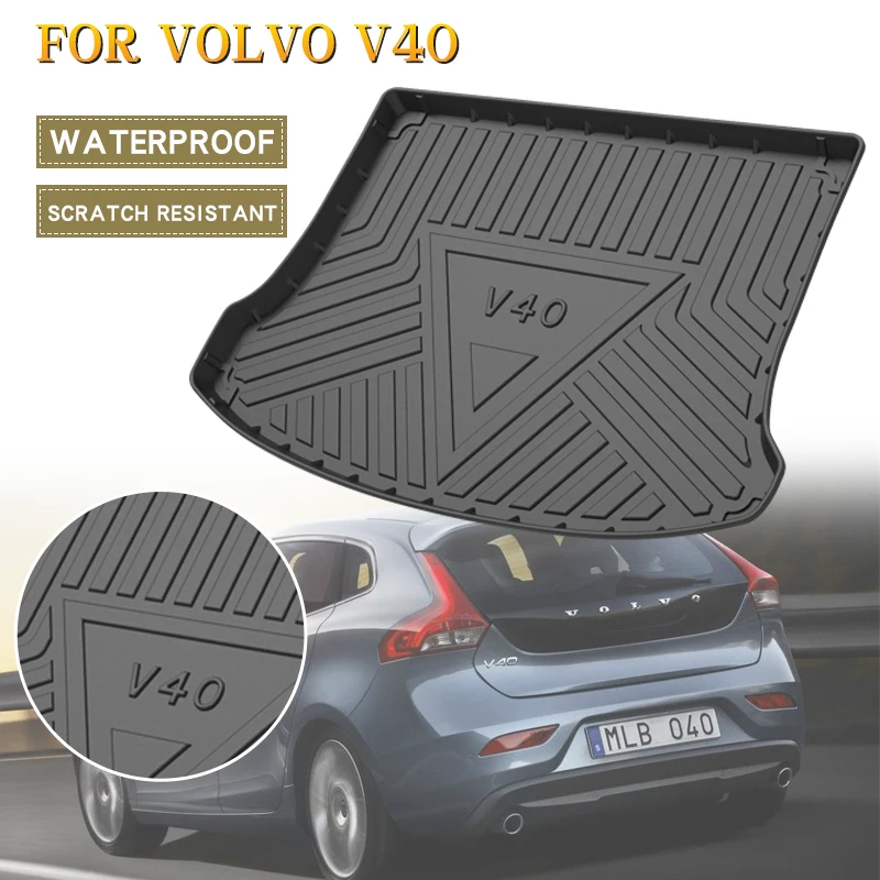 Коврик для багажника, коврик для заднего багажника, матовый коврик, коврик для Volvo V40 2013-2019 от AliExpress RU&CIS NEW