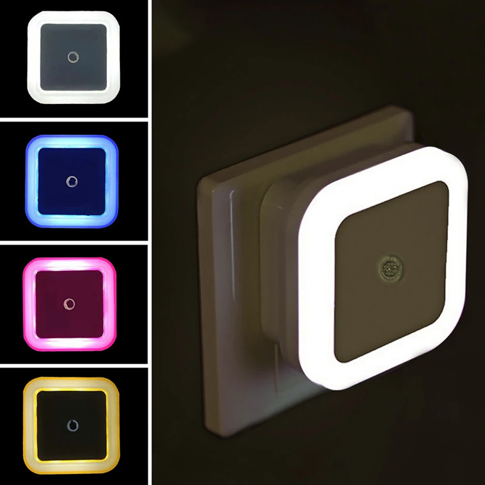 

Hot Sensor LED Night Light Wall Lamp Auto Motion Sensor Lighting Square Lights For Baby Kids Hallway Pathway Staircase Bedside