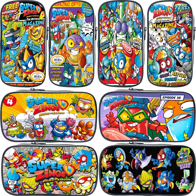 

Супер Zings цветной чехол для карандашей, детский вместительный держатель для карандашей, Детские Канцелярские Принадлежности для мальчиков ...