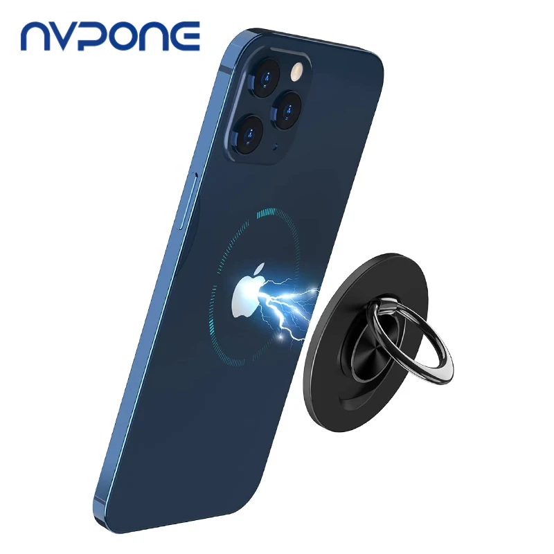 

Магнитная подставка для телефона с кольцом на палец, держатель подушки безопасности, портативное магнитное основание для iPhone 12 13 Pro/Max/Mini, съ...