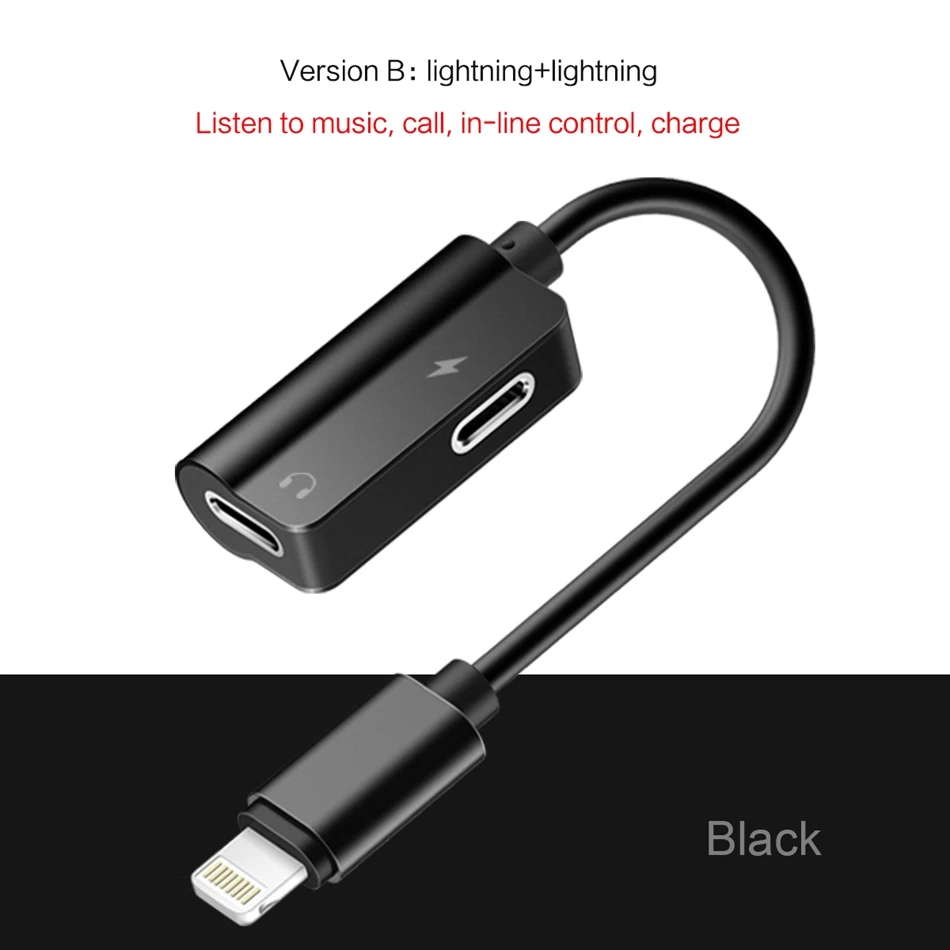 ROCK для Lightning до 3,5 мм аудио адаптер, разъём для зарядки конвертер для iPhone 7 8 X Кабель разветвитель освещения для освещения OTG