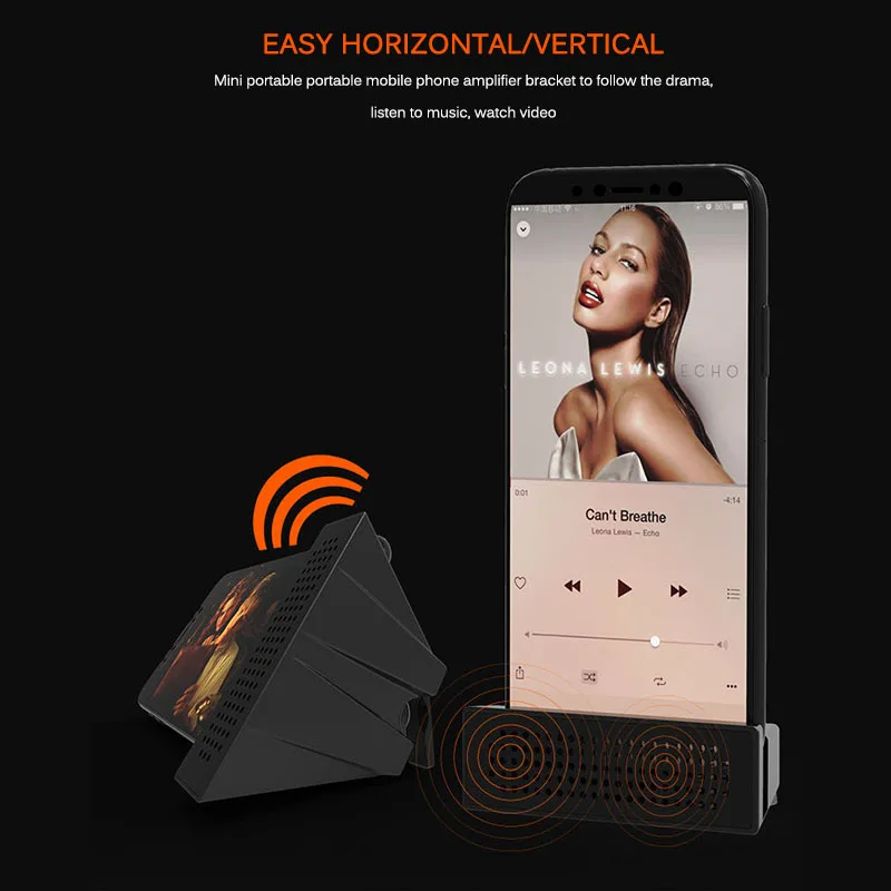 Держатель усилителя звука для настольного телефона подставка с усилением
