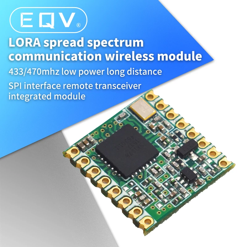 433 МГц 470 RFM98 RFM98W | Беспроводной модуль приемопередатчика LoRa широкополосная связь