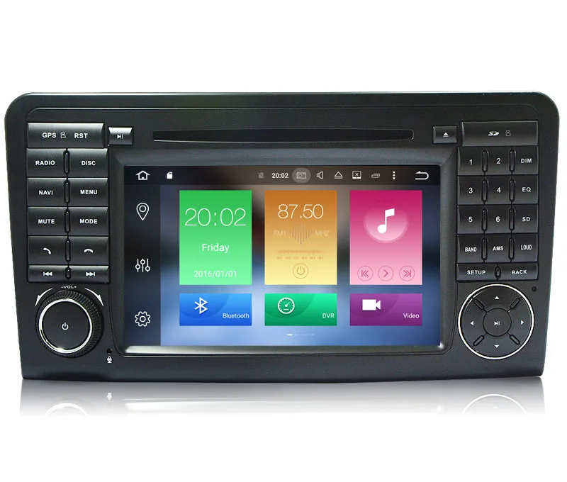 Octa (8) основной автомобильный dvd-плеер на основе Android gps для Benz ML 320/ML 350/W164 (2005-2012) Navi
