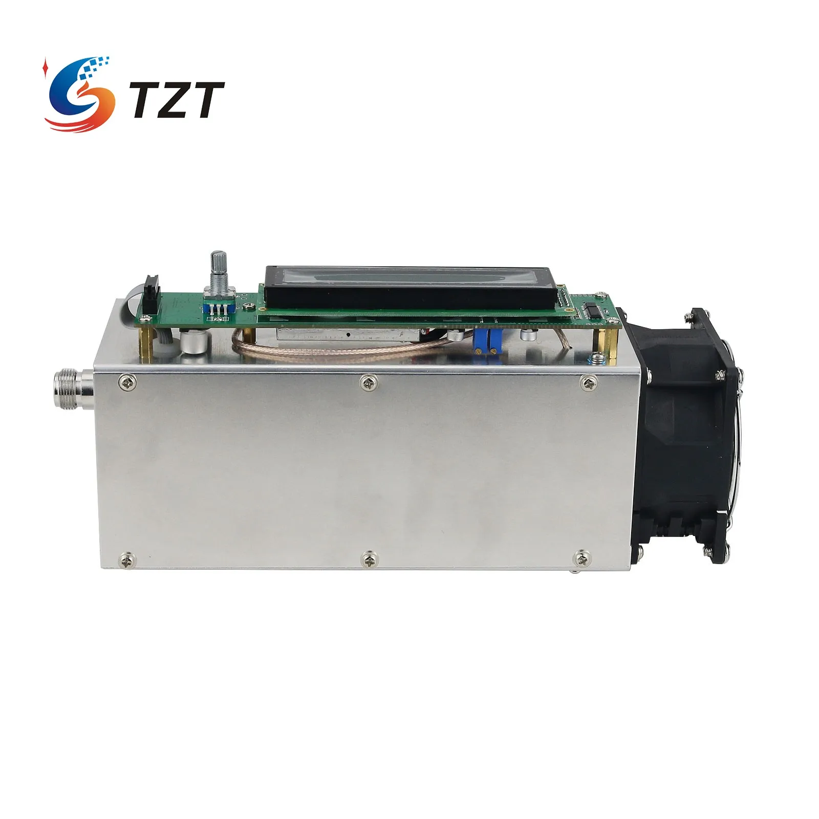 TZT 0 200W Регулируемый 87 5 108MHz FM стерео передатчик RF усилитель мощности радиостанция