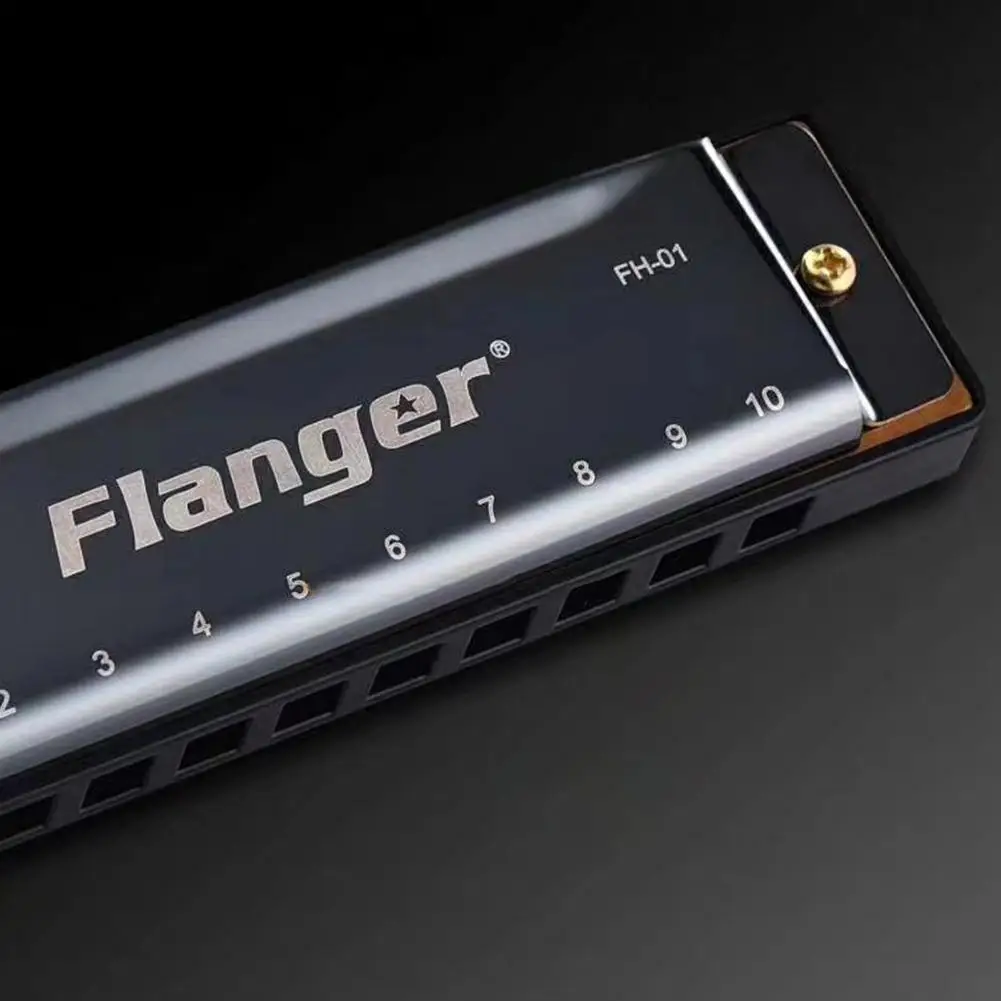 Flanger 10 отверстий 20 C тон диатонический Блюз гармоника Стандартный рот ключ орган с