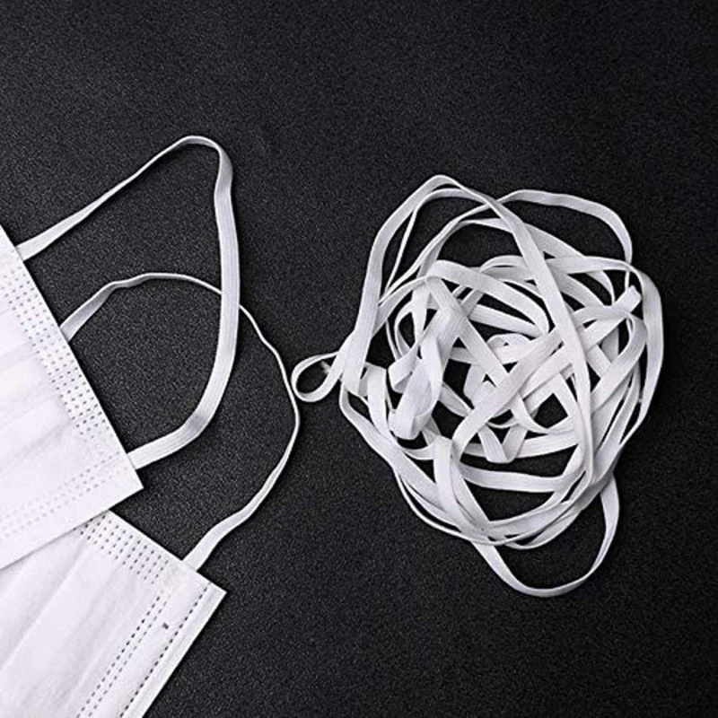 Wholesale 3/5/7/9mm White/black thin round Elastic Bands rope wedding Garment elastic tape for DIY sewing accessories | Дом и сад