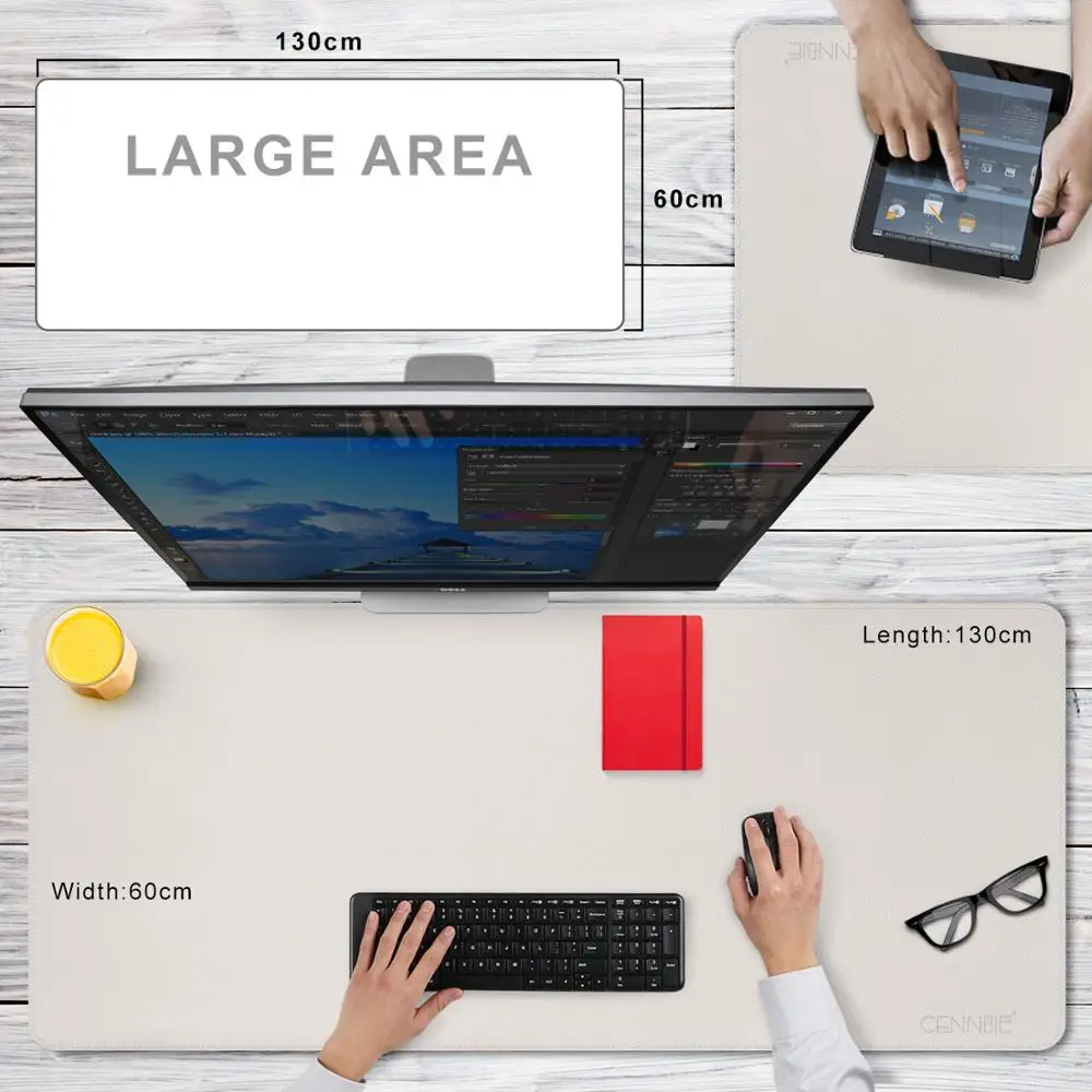 Большой коврик для мыши XXL XXXL 130*60 см 120*50 100*50 2 мм grande DIY игровой кожаный Настольный