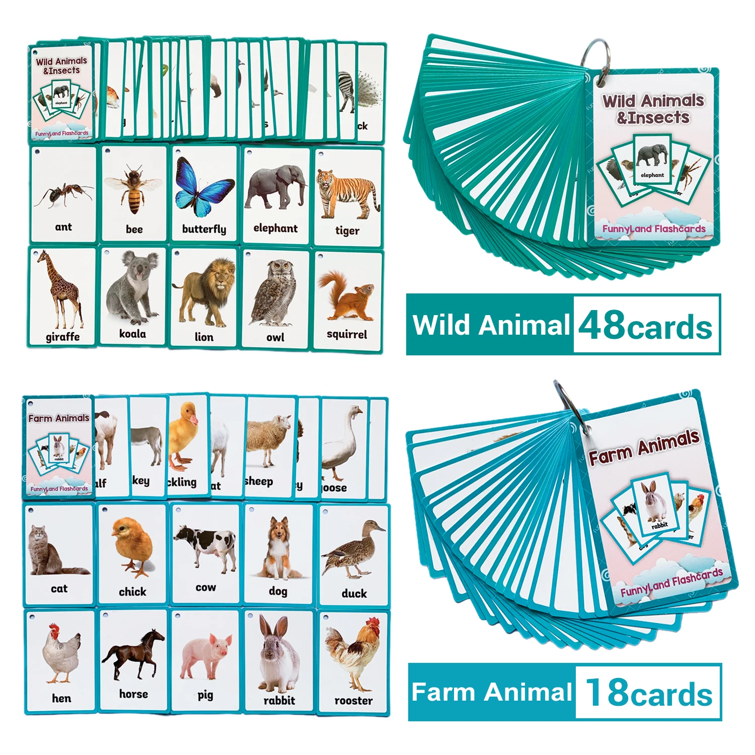 Детские Обучающие карты Монтессори 2 комплекта английское письмо флеш для детей