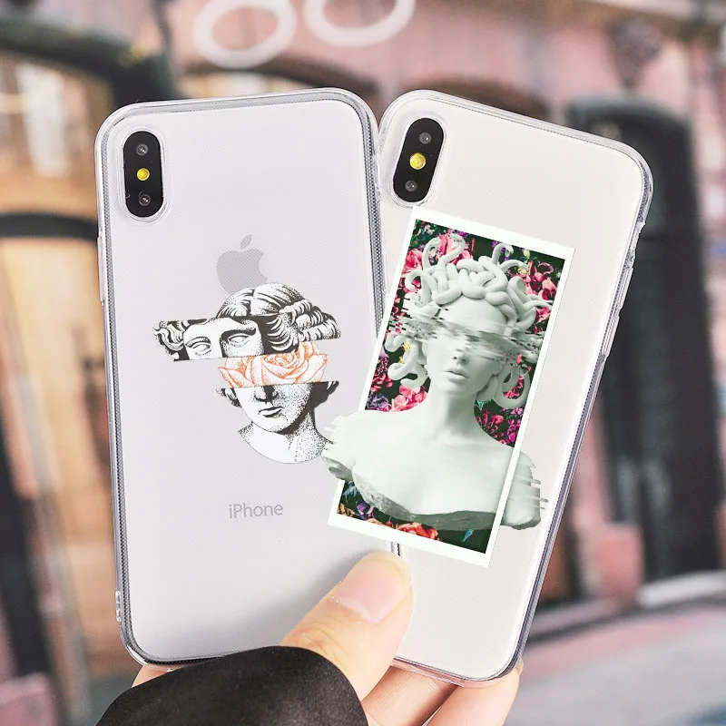 Чехол для телефона с забавными абстрактными винтажными рисунками iPhone 7 8 5 6 S X R XS Max