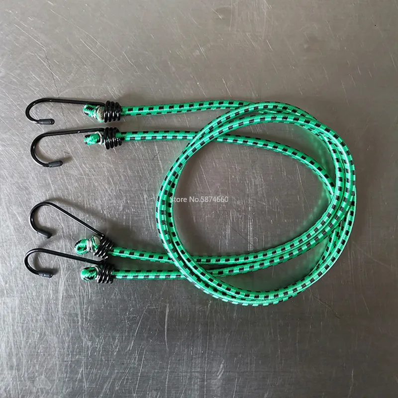 

1PCS Elastics Rubber Luggage Rope Cord Hooks Bikes Rope Tie Bicycle Luggage Roof Rack Strap Fixed Band Hook Bicycle Accessories