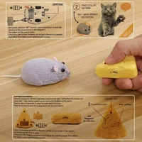 wireless electronic remote control rat plush rc mouse toy hot flocking emulation toys rat for cat dogjoke scary trick toys