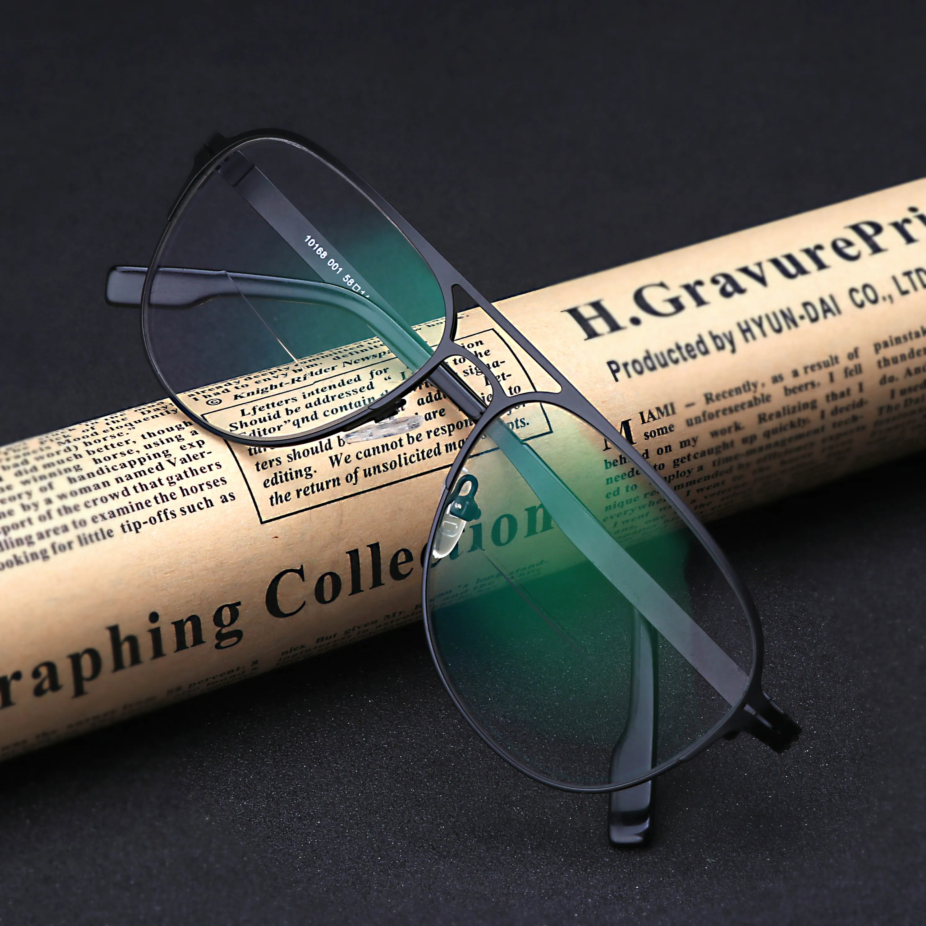 Немецкие уникальные фотохромные очки для чтения без винтов мужские