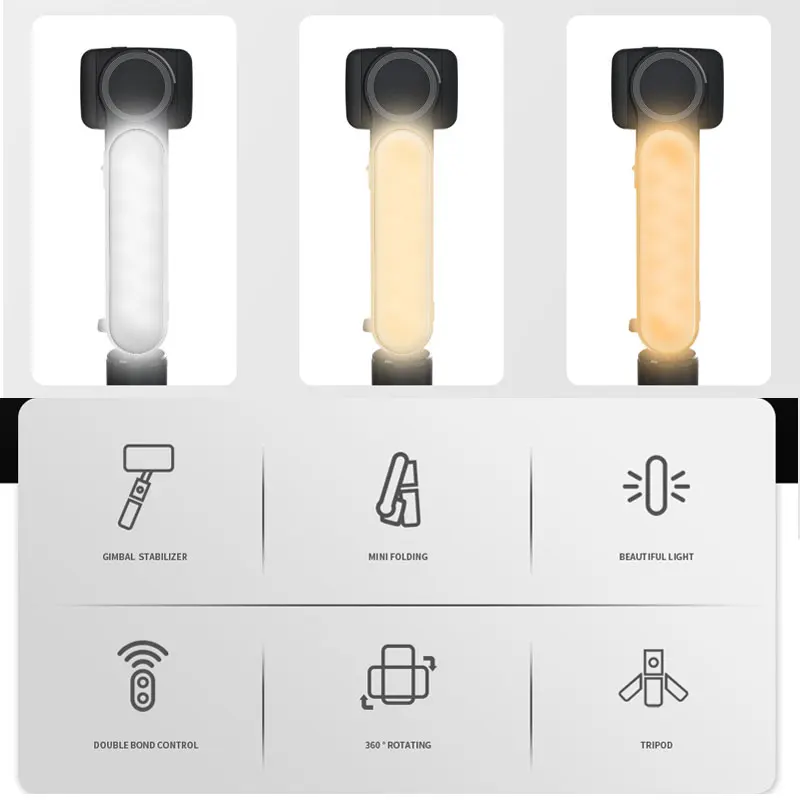 FANGTUOSI Беспроводной Bluetooth ручной шарнирный стабилизатор для камеры GoPro мобильный