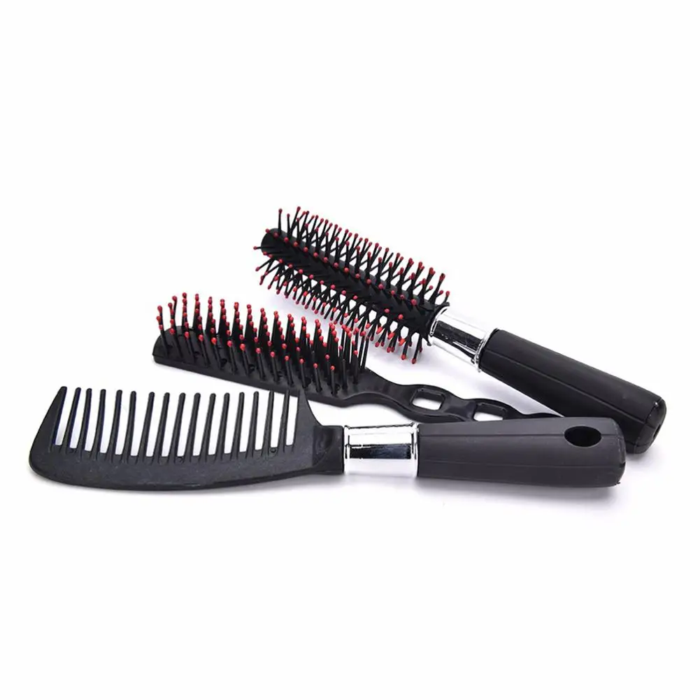 3 шт./компл. профессиональные наборы расчесок для волос Антистатическая щетка
