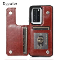 flip case for huawei p40 30 mate 30 20 lite pro plus slim leather capinhas anti slip coque bag wallet card slots shockproof case