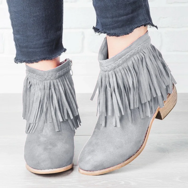 Ботинки Женские однотонные замшевые кожаные ботильоны женские осенние