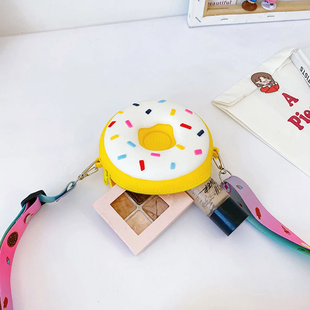 Силиконовая мини сумка для мальчиков и девочек детская сумки через плечо