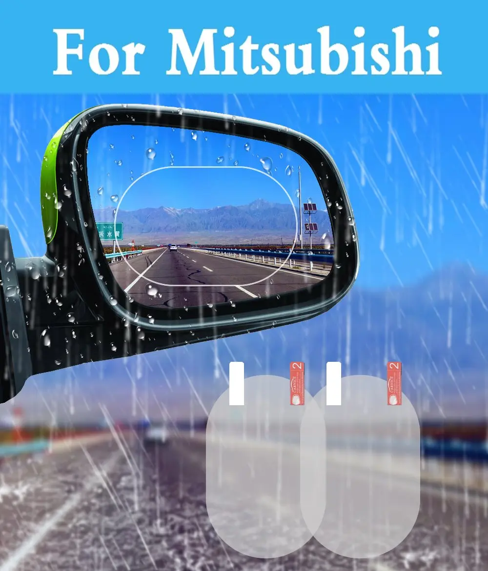 Car Mirror Window Clear Film Rearview For Mitsubishi Asx Pajerosport V73 V93/V97 Outlander Grandis | Автомобили и мотоциклы
