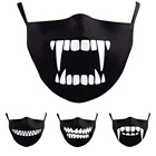 Новые с забавным тигром зубы Для женщин унисекс Косплэй маски дышащая Велоспорт уход за кожей лица-с защитой от пыли для взрослых вечерние Рождественская маска для лица для покупок