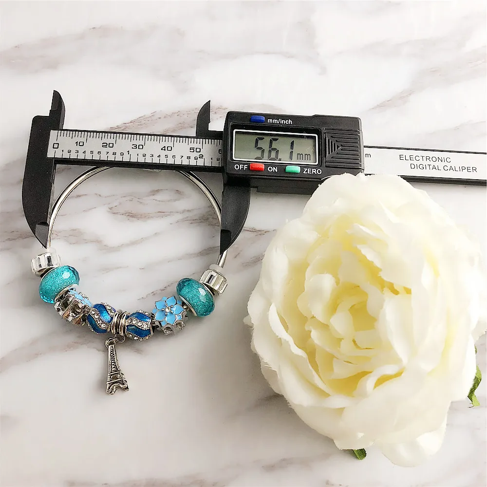 

Pandora bracelet charms silver 925 original Luxury PANDORA Silver Crystal Shinning Love Heart Clasp Charm Bracelet