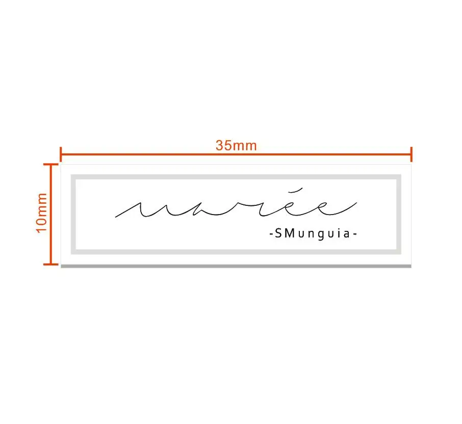 Индивидуальные этикетки из ПВХ 1000 шт. ярлыки для одежды экологически чистые