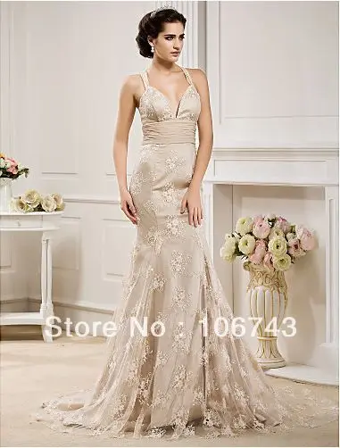 

free shipping vestido de noiva 2018 Sexy brides Custom sizes lace bow natural prom bridal gown mother of the bride dresses