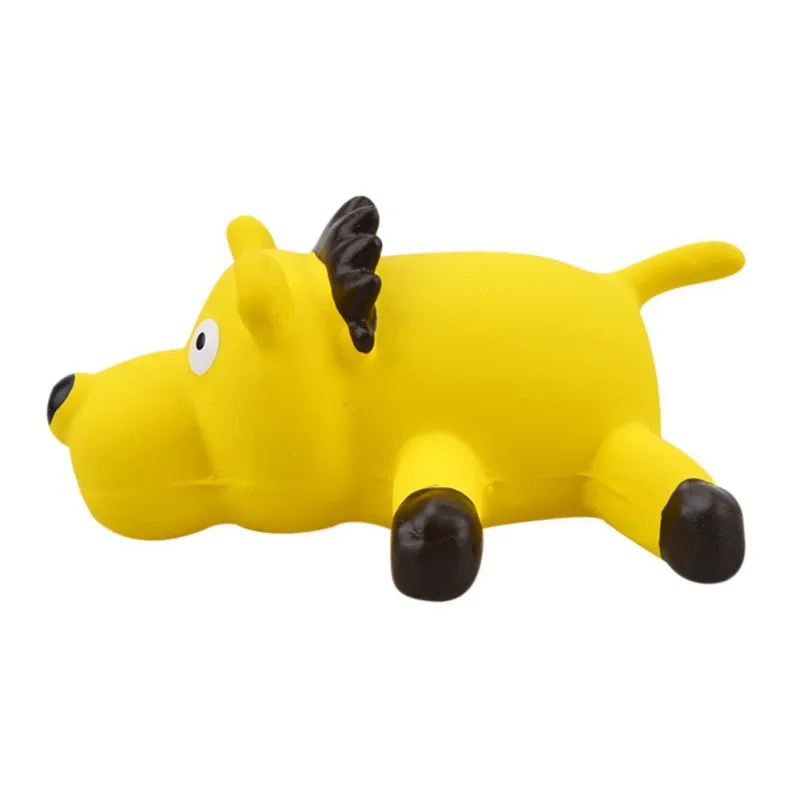 ПЭТ собака латексная укуса упорная молярная звучащая круглая игрушка