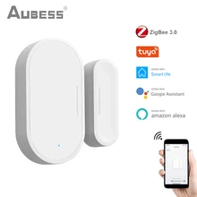 Tuya Smart ZigBee Door Sensor Door Open / Closed Detectors App Notification Alert Security Alarm Voice Contorl Alexa Google Home