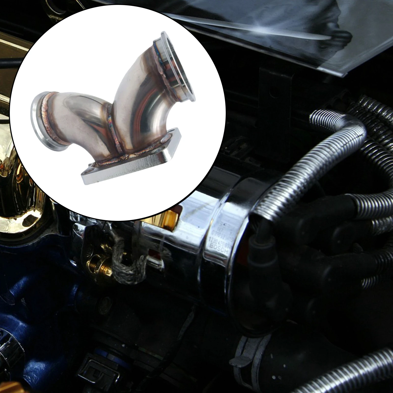 TU-TSF03 Car Turbo T4 двойной фланец прокрутки до 3-дюймового V-образного диапазона простой