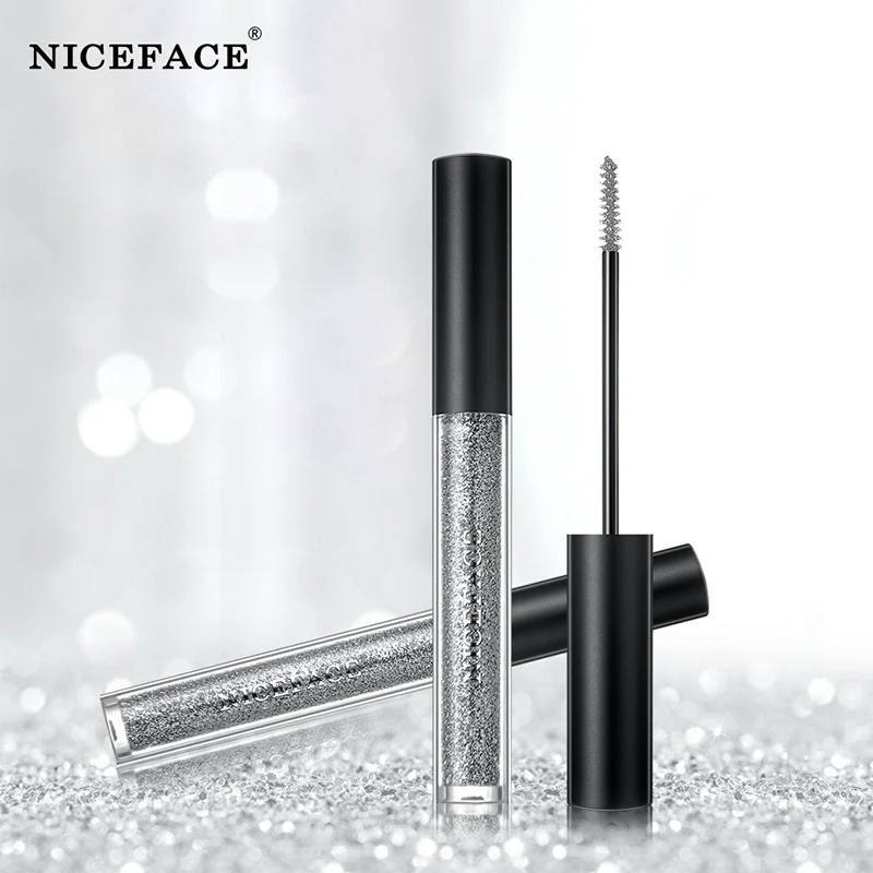 

Glitter eyebrow makeup cream with silver flash flakes long lasting waterproof eyebrow setting gel QB091