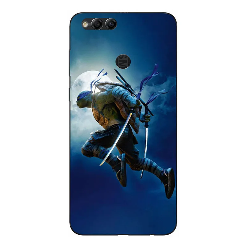 Z08 Мягкий чехол из ТПУ для huawei Honor 7X, чехол для телефона с принтом панды, силиконовый чехол для huawei Honor 7X X7, чехол на Honor 7X, чехол-бампер - Цвет: Z08