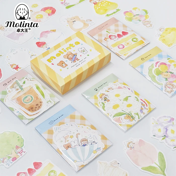 10set/lot Memo Pads Sticky Azhuo girl foundation diary Scrapbooking Stickers Office School stationery Notepad