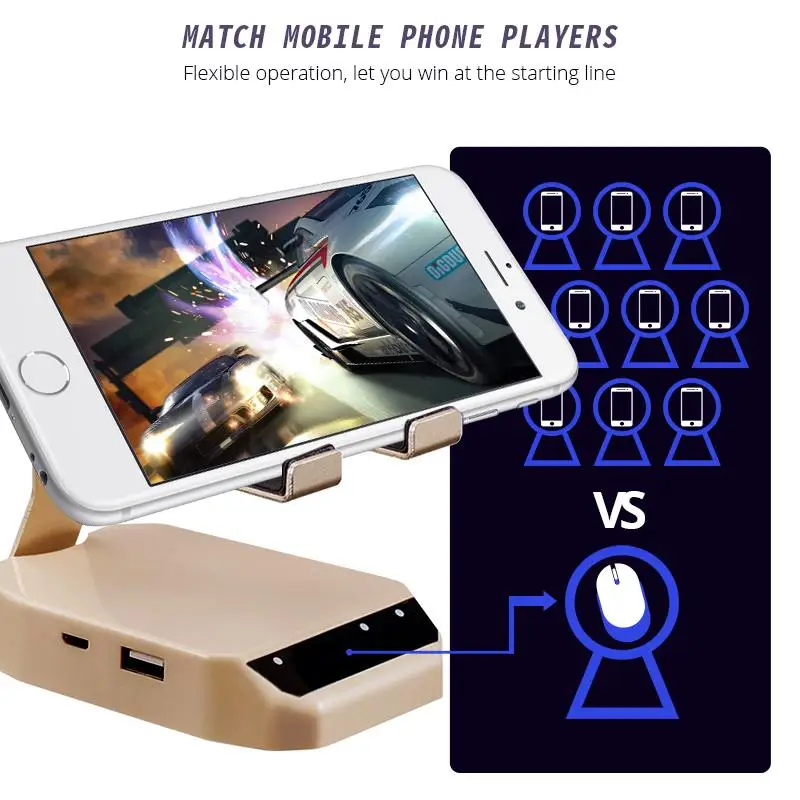 

Bluetooth PUBG converter Keyboard Mouse Converter Stand Gaming PUBG Mobile Gamepad Controller Phone Holder