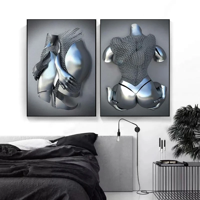 Абстрактная прямоугольная стальная проволока Железный человек абстрактная